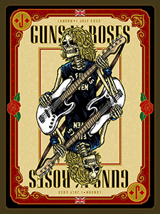 LITHORATI - Guns N' Roses - Lithograph Database - Europe 2022